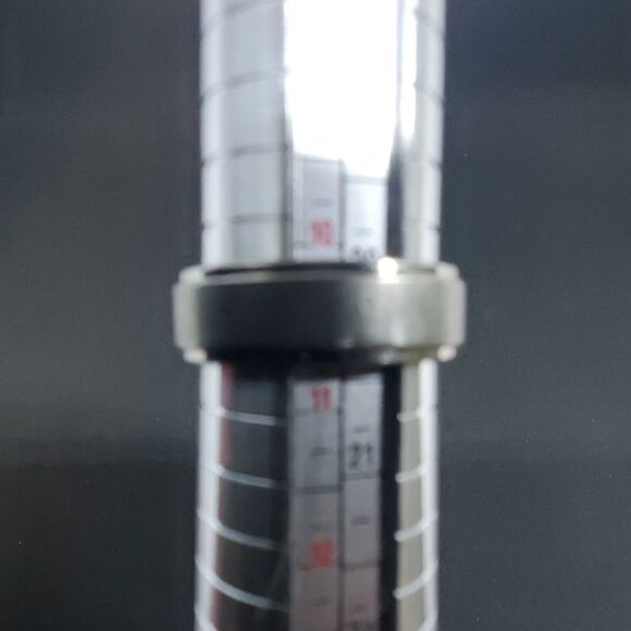 Hou Titanium Silver Tone Ring - Picture 7 of 7